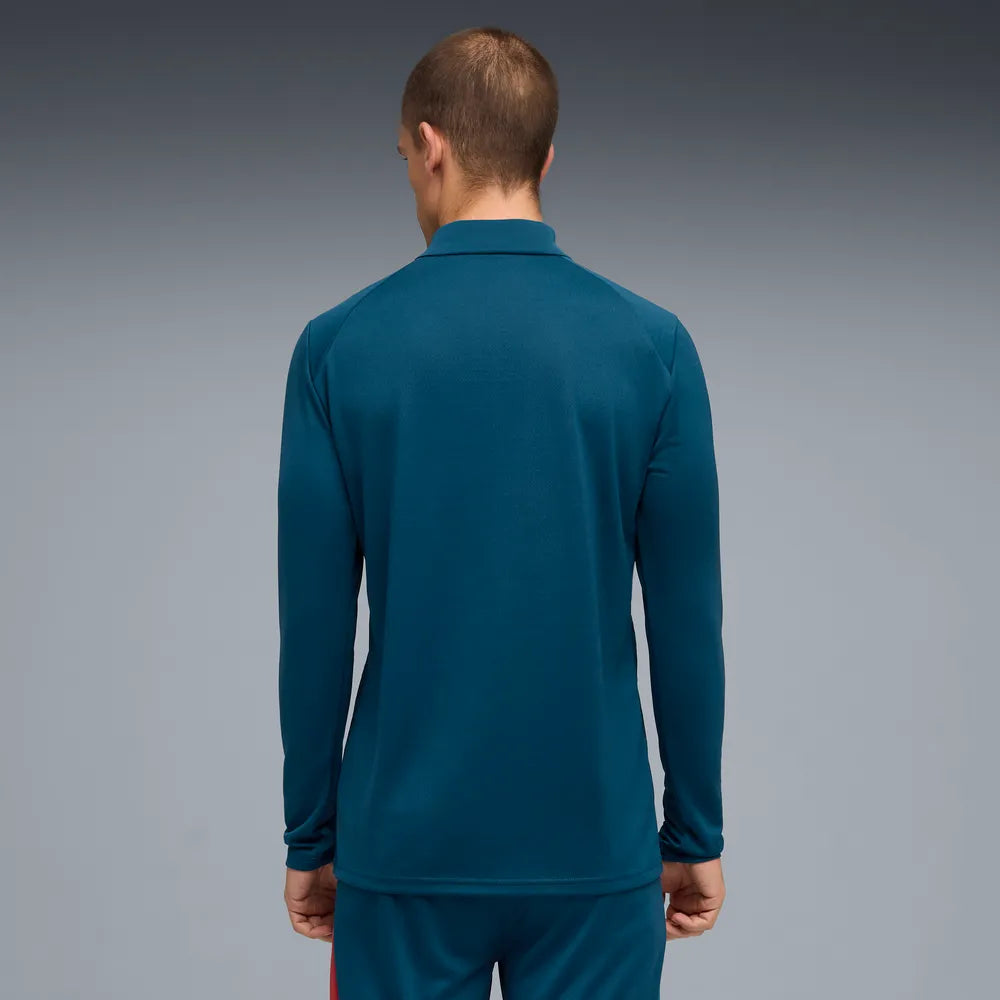 Puma Portugal Training 1/4 Zip Top Ocean Tropic