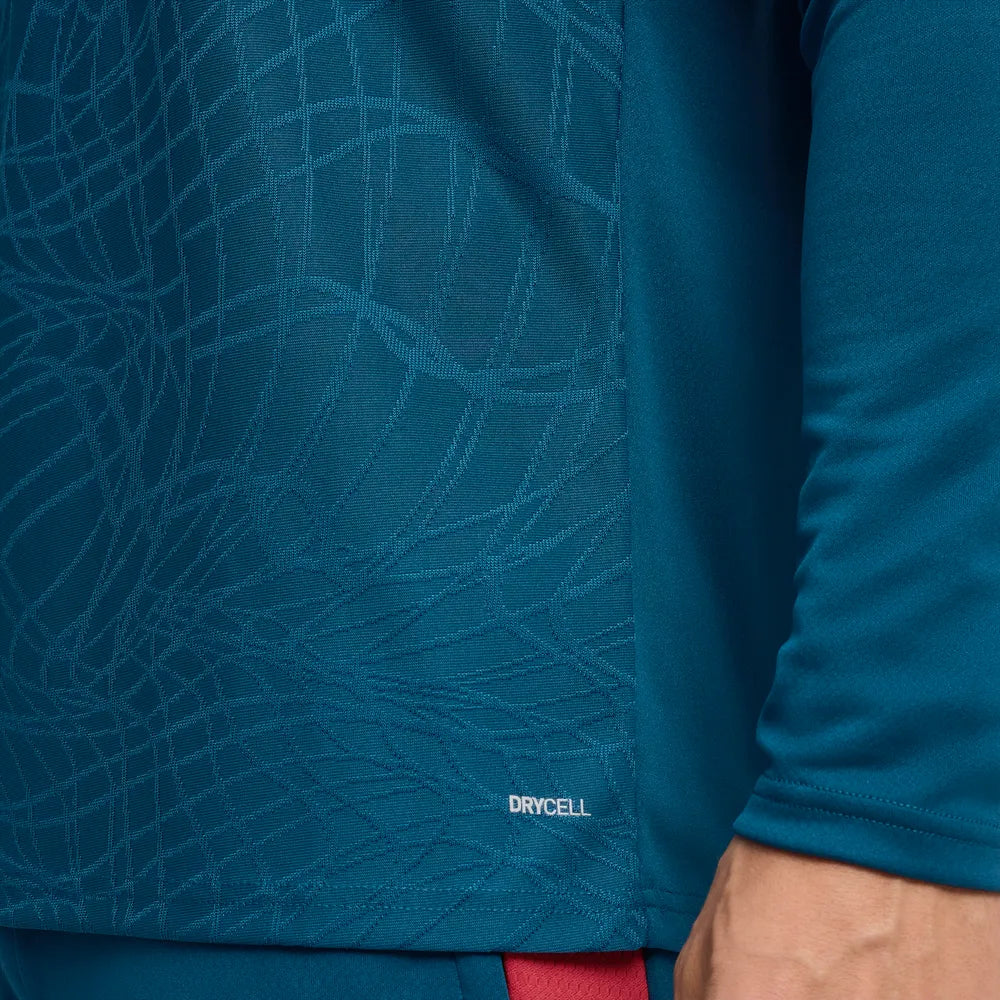 Puma Portugal Training 1/4 Zip Top Ocean Tropic