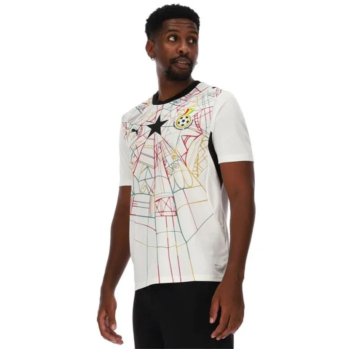 Puma Ghana 26 Home Jersey White/Red
