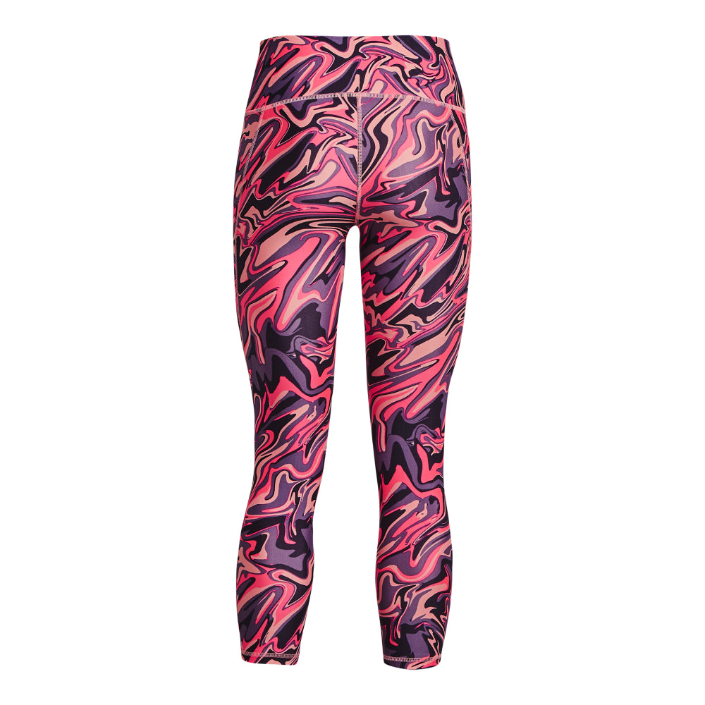 Under Armour HeatGear Printed Ankle Leggings Pink