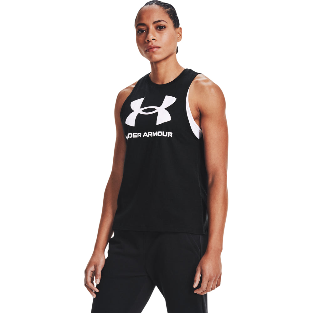 Under Armour Sportstyle Graphic Tank Black