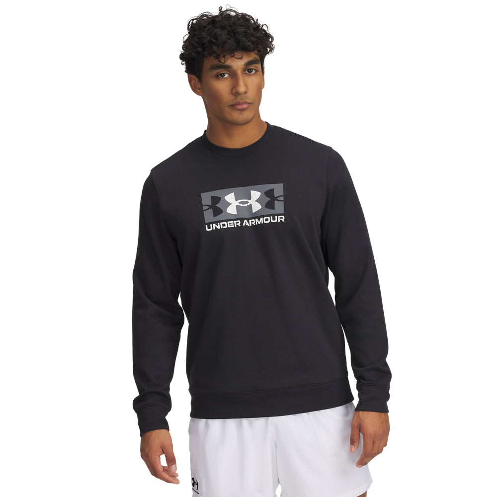 Under Armour Rival Terry Logo Crew Black