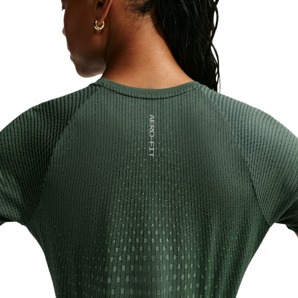 Nike Swift Aero-FIT Short-Sleeve Running Top Black/Light Green Spark