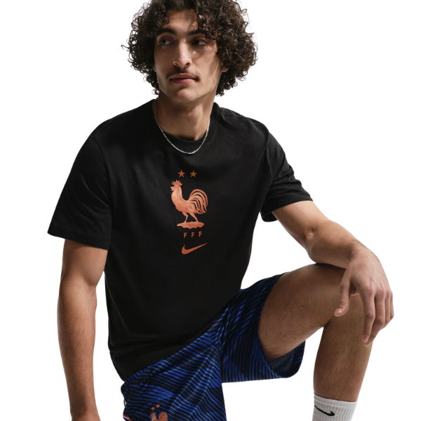 Nike France Football T-Shirt Black