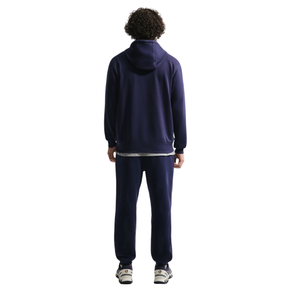 Nike France Club Football French Terry Pullover Hoodie Blackened Blue