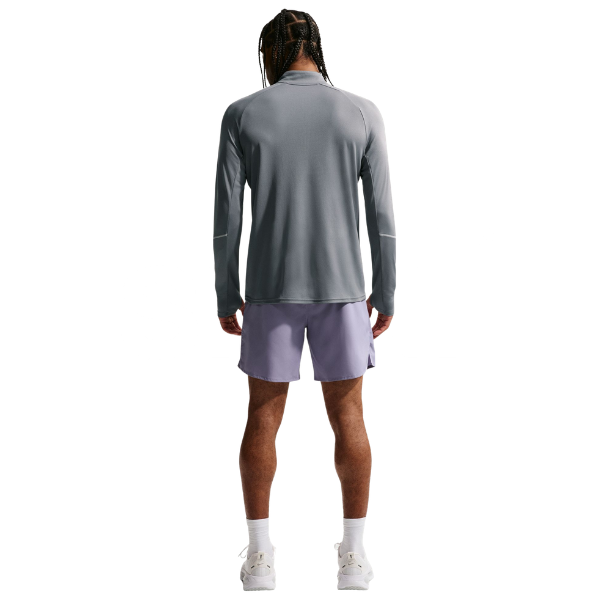 Nike Miler Dri-FIT 1/2-Zip Running Top Smoke Grey