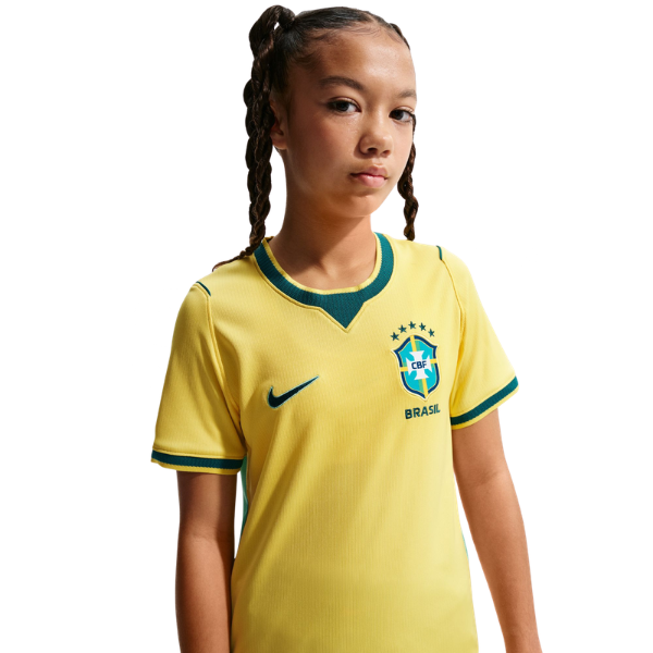 Nike Brazil National Team 2026 Stadium Home Kids