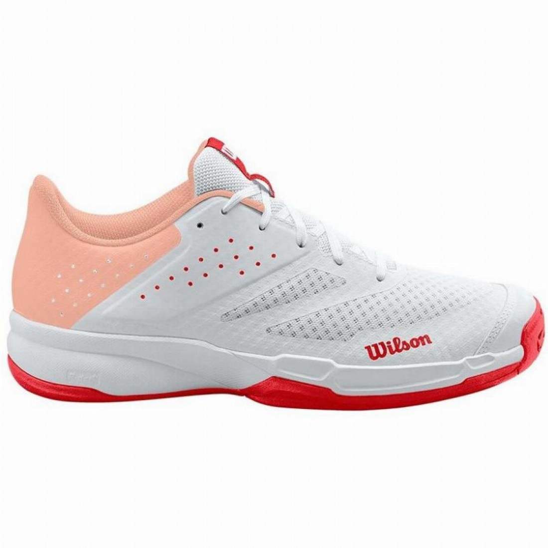 Wilson Kaos Stroke 2.0 White/Peach/ Tennis Shoe
