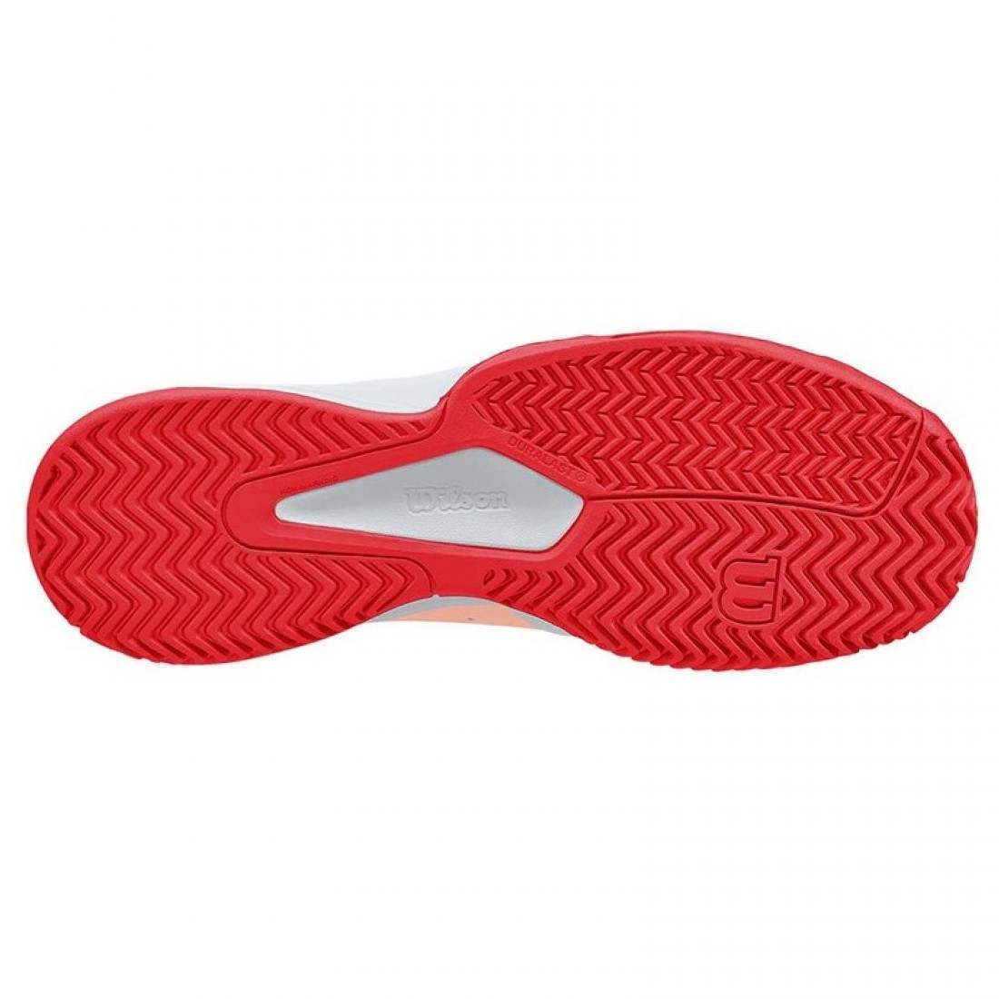 Wilson Kaos Stroke 2.0 White/Peach/ Tennis Shoe