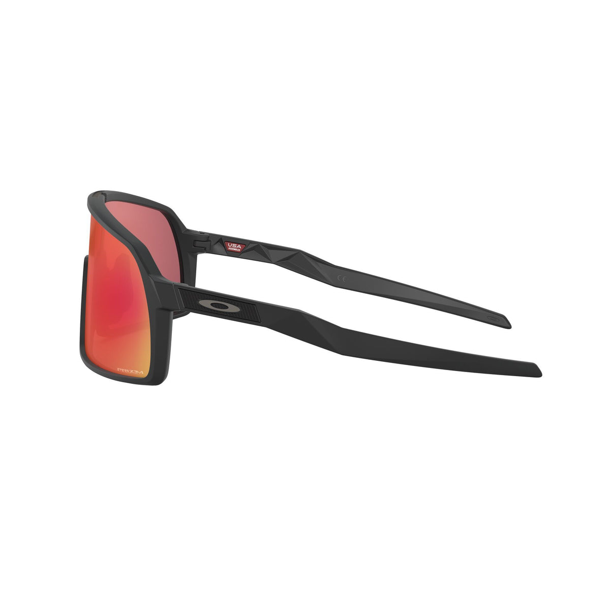 Oakley Sutro S Sunglasses Black Prizm Lens Trail Torch
