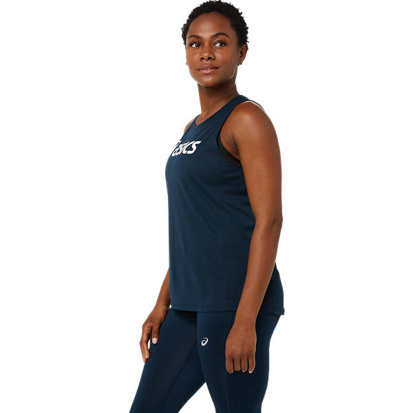 Asics Core Tank Asics Top French Blue