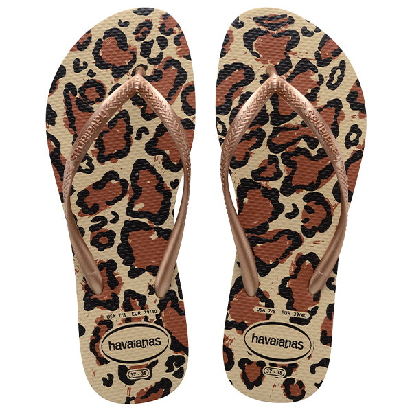 Havaianas Slim Animals Sand Grey
