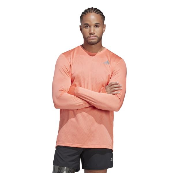 Adidas Own The Run Long sleeve Tee Coral Fusion