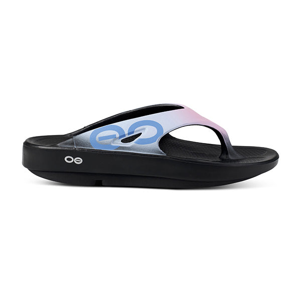 Oofos Unisex Ooringinal Sport Thong Sandal Sunset Tide