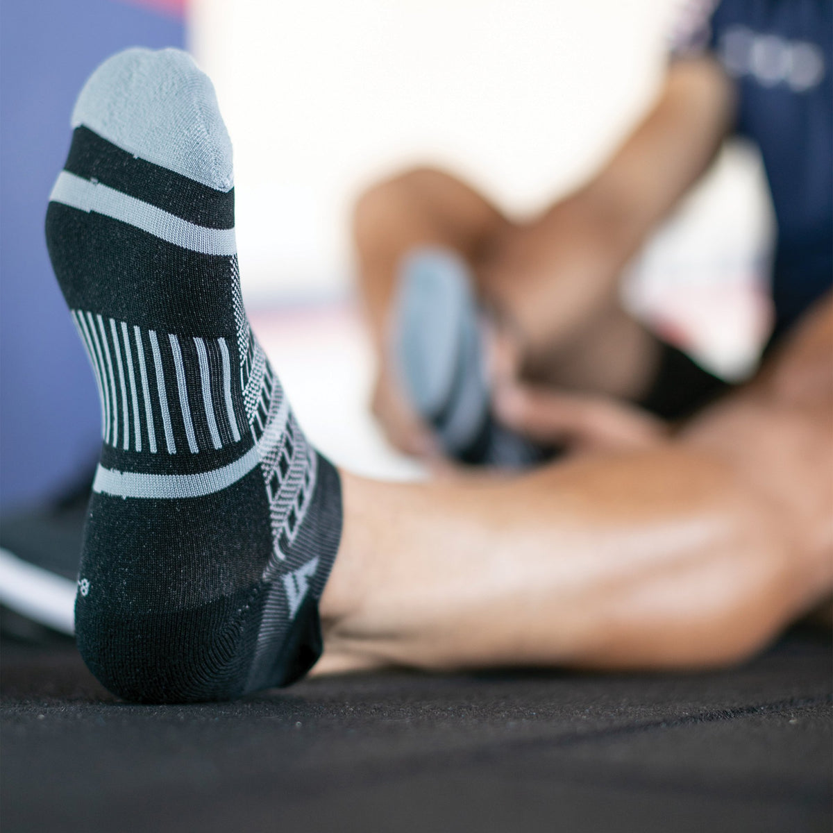 Versus Black Trainer Socks