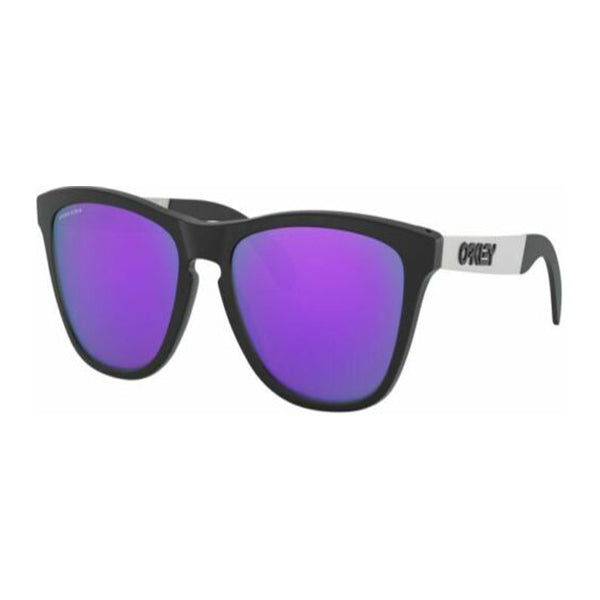 Oakley Frogskins Mix Sunglasses Matte Black Prizm Violet