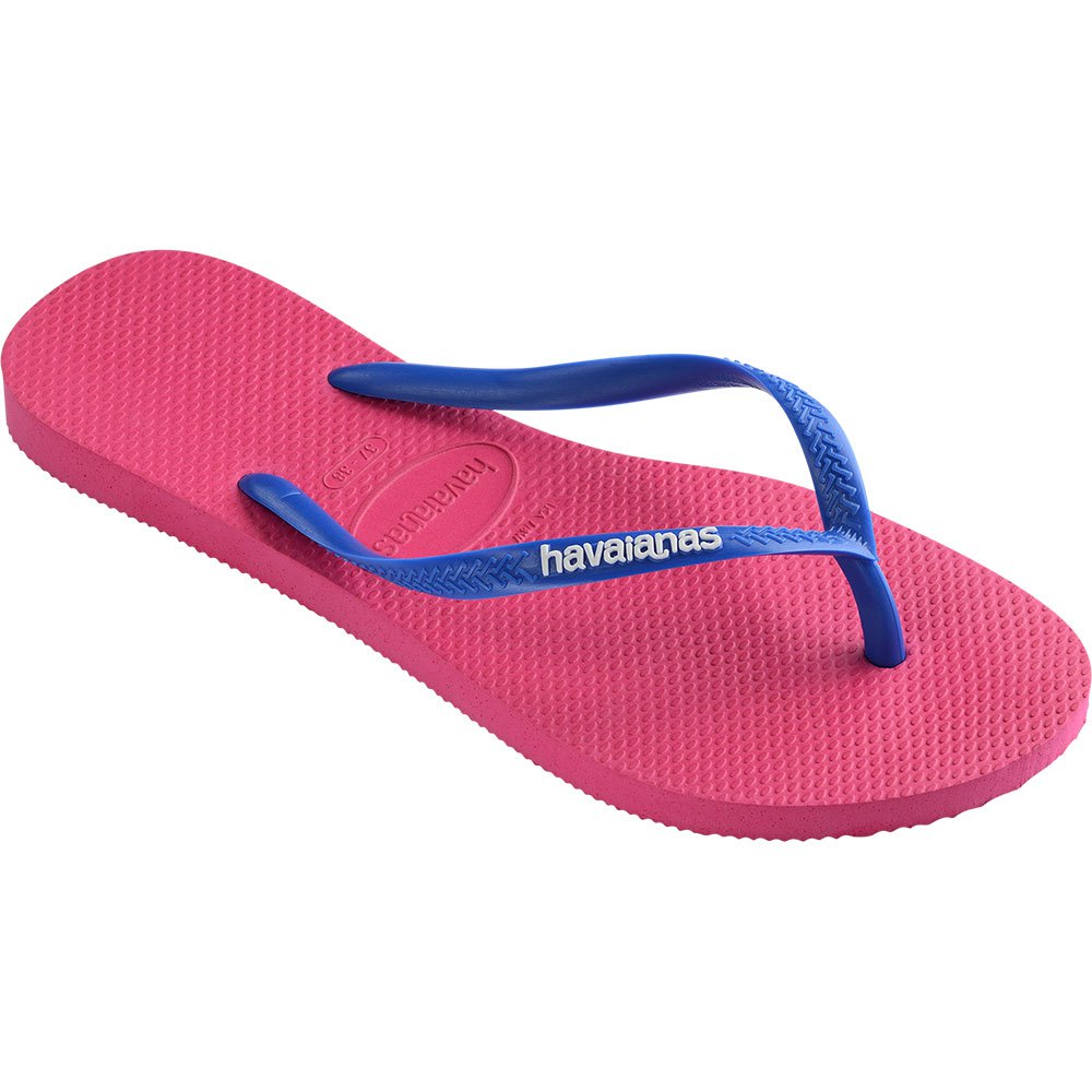 Havaianas Slim Logo Pink Eletric