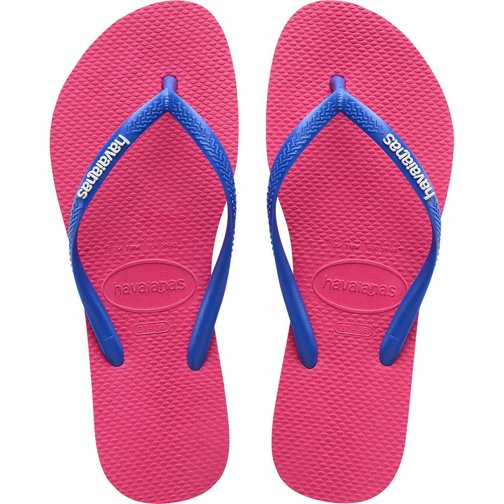 Havaianas Slim Logo Pink Eletric