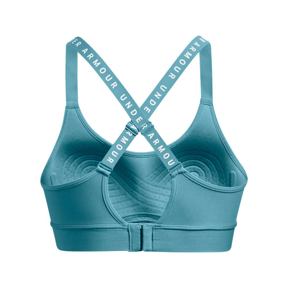 bra Under Armour Infinity Mid Covered - Glacier Blue/White - women´s 