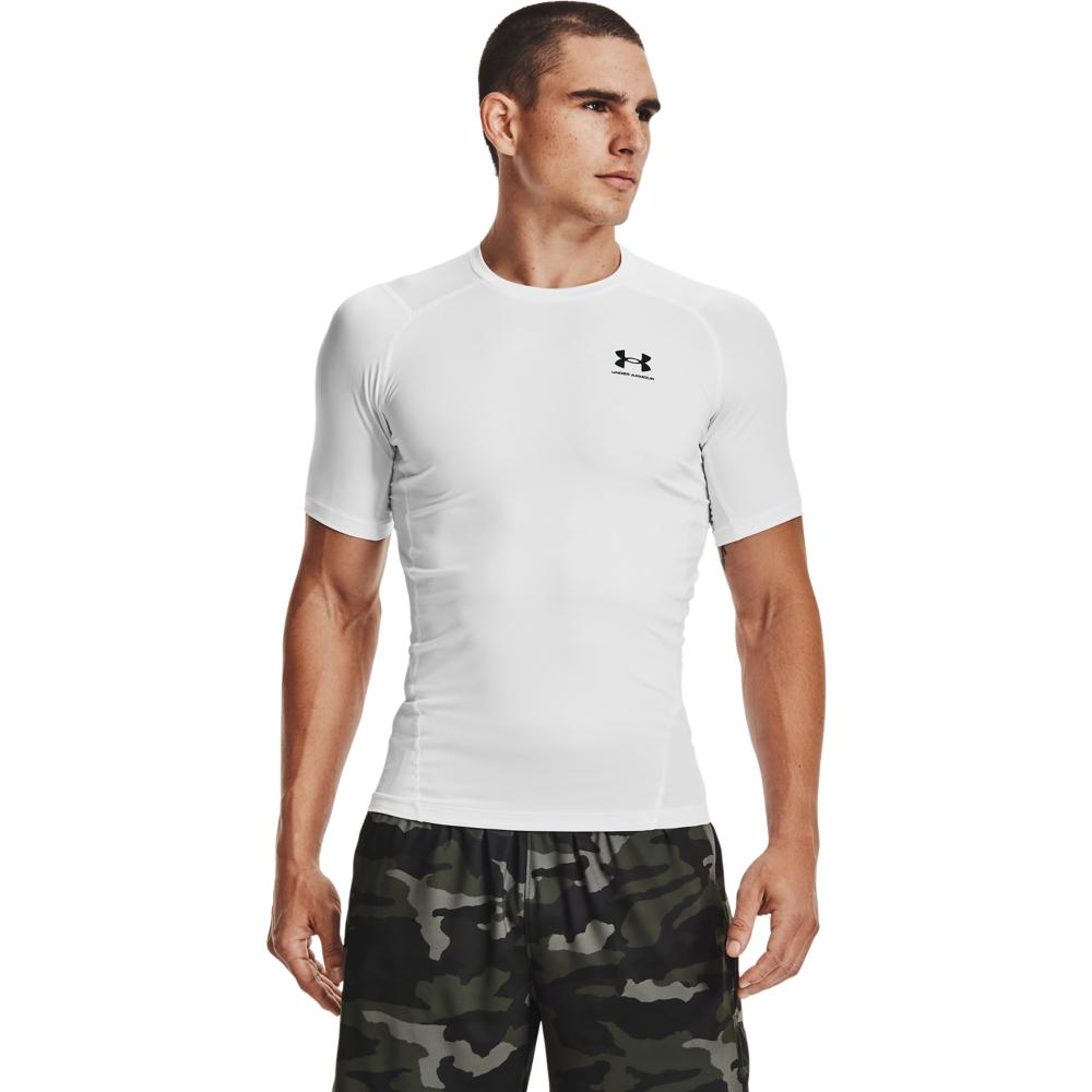 Under Armour Heatgear Armour Compression Tee White - SportSA